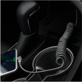Mcdodo Klebewinkel 90 Feder Led Usb Typ-C Telefonkabel 1.8m Schwarz Ca-7310 - Schwarz