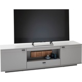 MCA Furniture Lowboard »Zadar«, TV Schrank für TV bis 80 Zoll, Arktis Grau, wahlweise mit Beleuchtung, grau