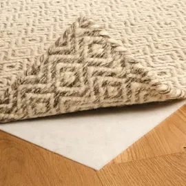 Kayoom Antirutsch Teppichunterlage KAYOOM "Hinder 485", weiß (creme), B:180cm H:2mm L:270cm, Polyester, Teppichunterlagen, Flachgewebe, Fußbodenheizungsgeeignet