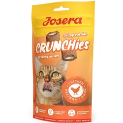JOSERA Crunchies Chicken 60 g knusprige Leckerlis mit Hähnchen für Katzen