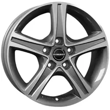 Borbet CWD 7,0 x 17 5 x 108 ET46 Anthrazit Poliert