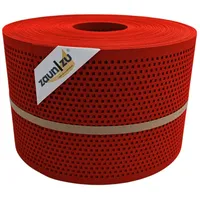 zaunzu® Sichtschutzstreifen 50 x 19 cm Rot Metall 1 St.