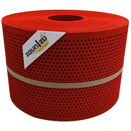 zaunzu® Sichtschutzstreifen 50 x 19 cm Rot Metall 1 St.