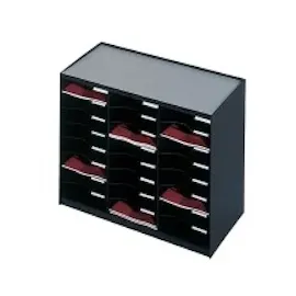 Paperflow Sortierstation anthrazit mit 24 Fächer