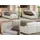 MKS JUGENDBETT ARVO 90/200 - Beige Strukture - Foam-Matratze - Links Seite