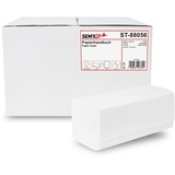 SemyTop Top Papierhandtuch, ZZ-Falz, 24 x 21 cm, 2lag, 3200 Blatt ST-88056 weiß