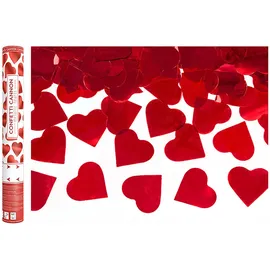 Partydeco Konfettikanone 40 cm Rot