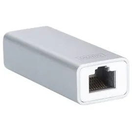 Digitus USB 3.0 Gigabit Ethernet Adapter Typ-C zu RJ45 St./Bu. weiß