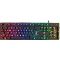 deltaco Gaming Running RGB Gaming Keyboard, USB DE GAM-021-RGB-DE