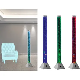 Trio Reality Leuchten LED-Wassersäule R5073-47, Kunststoff klar, titanfarbig, Farbwechsler, 5-er Set Deko-Fische