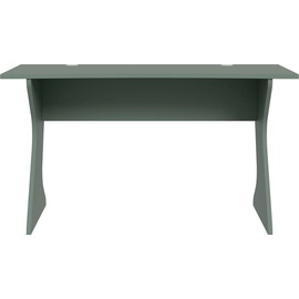 Forte Schreibtisch »Utapau, geschwungene Tischplattenform,«, mit Kabeldurchführung, verschiedene Maßausführungen, grün