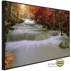 papermoon Infrarotheizung »EcoHeat - Wasserfall im Regenwald«, Matt-Effekt - bunt