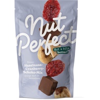 Nut Perfect | Haselnuss-Cranberry-Schoko-Mix | Einzigartige Mischung aus Schokolade, Giffoni-Haselnüssen und Cranberries| Schokoladig, Saftig, Knackig | Haselnüsse aus Giffoni, Bio-Cranberries | 100g