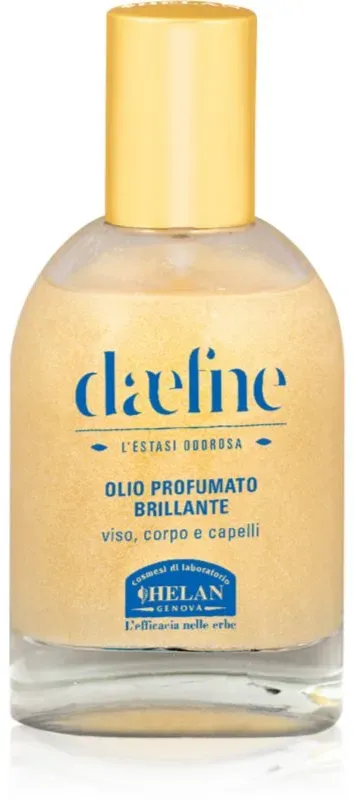 Helan Daefne Multifunktions-Trockenöl mit Glitzerpartikeln für Gesicht, Körper und Haare 50 ml