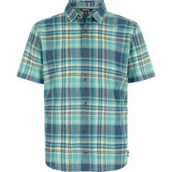 Sherpa Adventure Gear Sherpa Herren Hosh Plaid Kurzarmhemd - M - AZULE