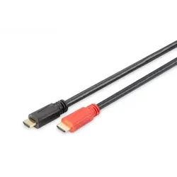 DIGITUS HDMI mit Ethernet-Anschlusskabel High Speed mit Verstärker 20m
