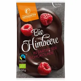 Landgarten Himbeere in Zartbitterschokolade 3 Packungen 50 g