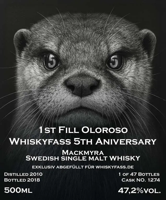 Mackmyra 8 Jahre - 2010/2018 - Jubiläumsabfüllung 5 Jahre...