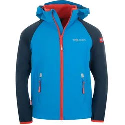 Kinder Softshelljacke Rondane Wasserabweisend Marineblau /Mittelblau / Rot One Size