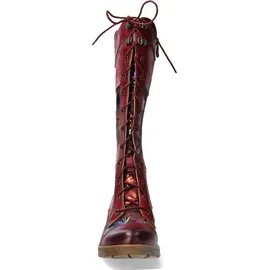 LAURA VITA Schnürstiefel Damen Rot 37