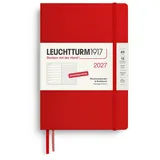 Leuchtturm1917 Wochenkalender & Notizbuch Medium A5 Dotted Pink 2027