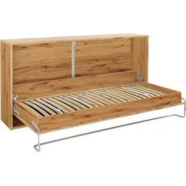 Priess Schrankbett PRIESS "Oregon", beige (astkernbuchefarben), H:102cm, Schrankbetten, wahlweise mit LED-Beleuchtung