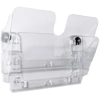 Durable Flexiplus 1709022400 Wand-Prospekthalter Durchsichtig Anzahl der Fächer 2