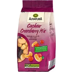 ALNATURA Bio Cashew Cranberry Mix Trockenfrüchte 150,0 g