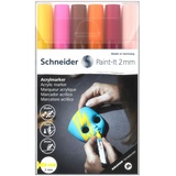 Schneider Paint-It 310 V3 Acrylstifte farbsortiert 2,0 mm, 6 St.