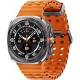 Samsung Galaxy Watch Ultra 47 mm LTE Titanium Gray Marineband Orange 64 GB Smartwatch EU-Version (SM-L705FZA2EUE)