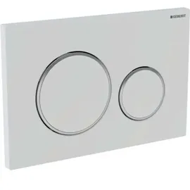 Geberit Sigma20 Betätigungsplatte weiß matt lackiert/easy-to-clean-beschichtet