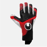 Uhlsport Powerline Supergrip+ Finger Surround Torwarthandschuhe schwarz/rot/Weiß