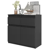 OEM Kommode Noah 80 cm Anthrazit