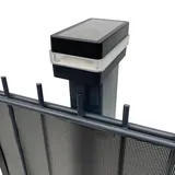 ABZ-Zaunsysteme GmbH LED-Solar-Pfostenkappen Kappa 60 / 40 mm 42 Power-LED mit Dämmerungssensor
