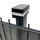 ABZ-Zaunsysteme GmbH LED-Solar-Pfostenkappen Kappa 60 / 40 mm 42 Power-LED mit Dämmerungssensor