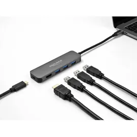 DeLock 3 Ports), Dockingstation - USB Hub und PD 85 W