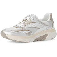 Gabor Sneaker Low Damen Silber/Weiß 41