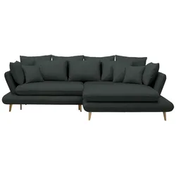 Ecksofa Monte Graphitfarben