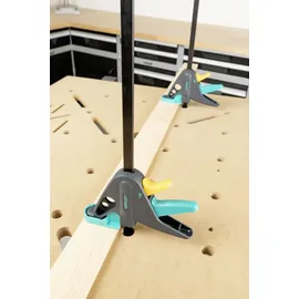 WOLFCRAFT Einhandzwinge Stahl 150 mm blau