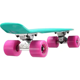 Star-Skateboard Star Skateboard Kicktail Blau/Pink