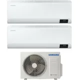 Samsung - cebu 9000+12000 btu serie dual split inverter klimagerät mit aj040txj2kg/eu a++ wi-fi 9+12 - new