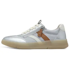 Jana Damen Sneaker flach Silber 38