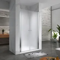 iflair i-flair Duschtür 88-92 cm - Höhe: 180 cm aus satiniertem 6 mm ESG Sicherheitsglas