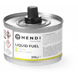 HENDI Flüssigbrennstoff, mit Docht, Brenndauer 6 stunden, Hendi