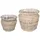 vidaXL Blumentopfkorb 2 x 30 x 30 x 30 cm Grau