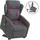 vidaXL Massagesessel mit Aufstehhilfe Stoff 95 x 100 x 95 cm Dunkelgrau
