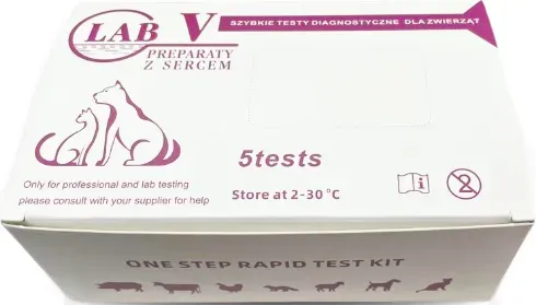 Lab-V-Feline-Leukämie-FeLV-Ag-Schnelltest (Rabatt für Stammkunden 3%)