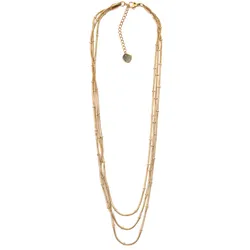 Firetti Collier »Halsschmuck Layering-Look« Firetti gelbgoldfarben