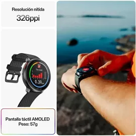 Polar Vantage V3 BT 47 mm Aluminiumgehäuse schwarz Silikonarmband blau L