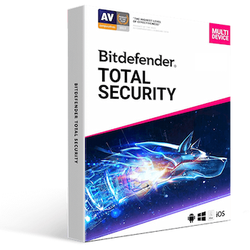 Bitdefender Total Security (1 Jahr / 3 Geräte) Neueste Version + kostenlose Updates